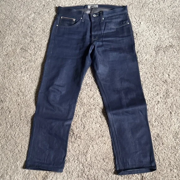 Naked & Famous Denim Dark Blue Jeans - Picture 2 of 7